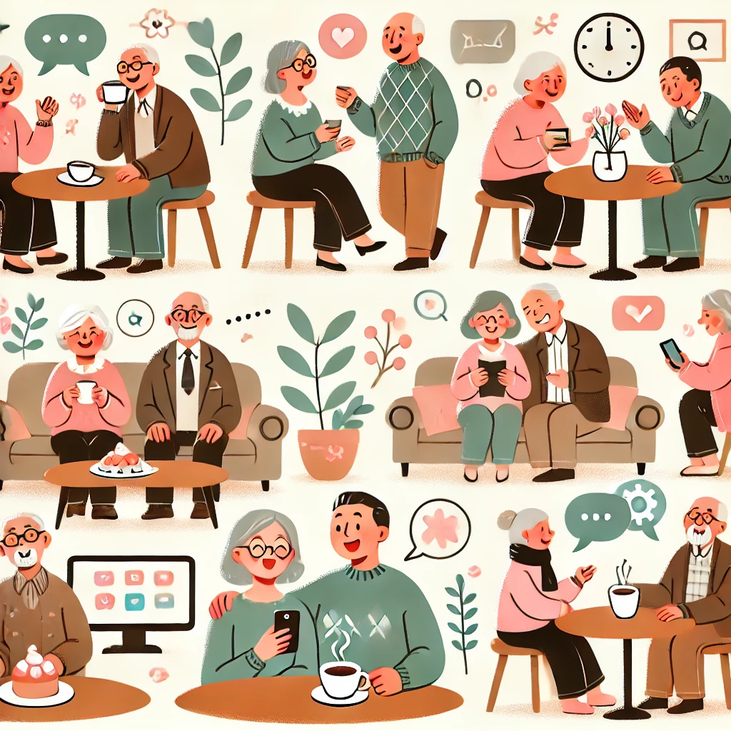 Socialización en clases para mayores